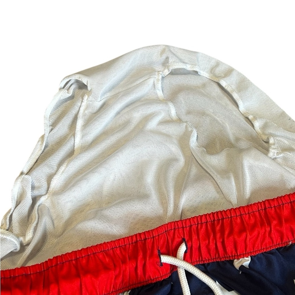 Ocean Pacific Dream Wave USA Star Swim Trunks Mens L Patriotic Board Shorts - Picture 7 of 9